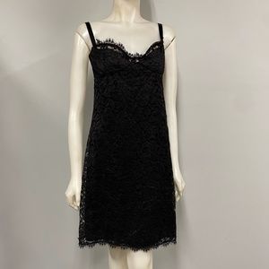 Rebecca Taylor Sexy Lace Little Black Dress EUC size 6